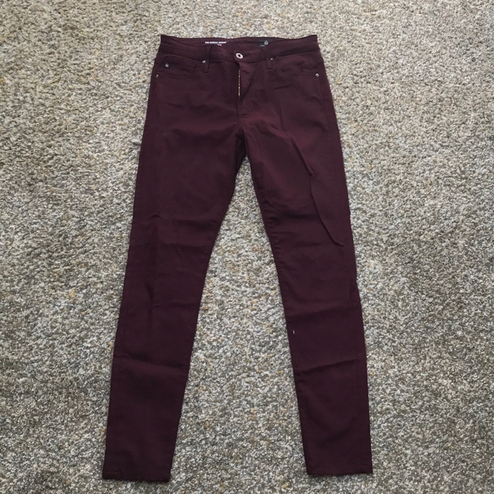 AG Farrah skinny high rise jeans